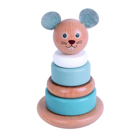 Lelin Holzspielzeug Motorikspiel Rat Stacker Деревянная игрушка игра на моторику Rat Stacker