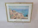 Claude Monet Клод Моне Рыбацкий домик в Варенжвиле, репродукция, печать, 31,5 см x25,5 см, 1960г., Германия