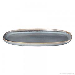 ASA SELECTION ASA Saisons Denim Platte oval 31x18x2 cm ASA Seasons Джинсовая тарелка овальная 31x18x2 см