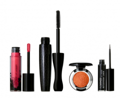 MAC Hypnotizing Holiday Ace your Face Look in a Box Neutral, МАК Набор из четырех продуктов для макияжа глаз и губ, Нейтральный