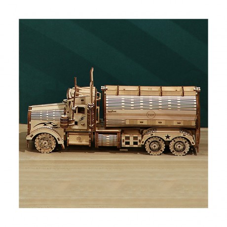 Hocan 3D-Tankwagen-Puzzle aus Holz Padagogisches Spielzeug 3D деревянная головоломка для грузовиков-цистерн