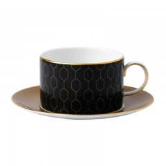 Wedgwood Wedgwood Arris Kaffeetasse / Teetasse 0,18 L mit Untertasse 2-tlg. Wedgwood Arris кофейная/чайная чашка 0,18 л с блюдцем 2 шт.