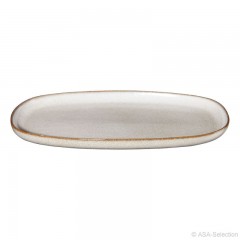 ASA SELECTION ASA Saisons Sand Platte oval 31x18x2 cm Песочная тарелка ASA Seasons овальная 31x18x2 см