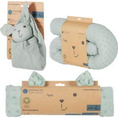 Roba Geschenkset Baby Kuscheln und Spielen Lil Planet frosty green Подарочный набор малышка обними и поиграй Lil Planet морозно-зеленый