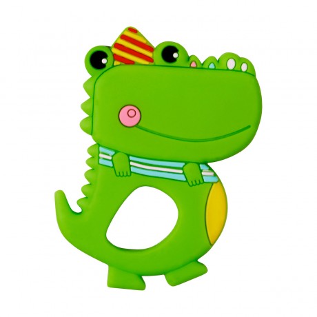 Die Spiegelburg Beissring Krokodil BabyGluck Прорезыватель для зубов BabyGluck из кожи крокодила