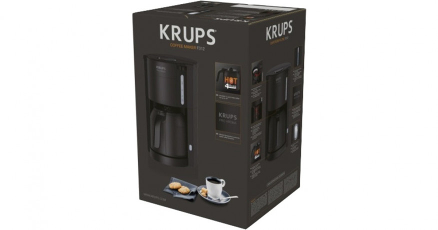 Krups Krups ProAroma Thermo KM 3038, Filtermaschine schwarz schwarz Krups ProAroma Thermo KM 3038, фильтр-машина черный
