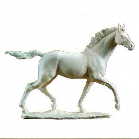 Hutschenreuther Hutschenreuther Pferd und Reiter Vollblutpferd 'Jazda' 37cm hoch,50cm breit Лошадь Hutschenreuther и всадник Чистокровная лошадь "Jazda" высотой 37 см, шириной 50 см