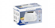 Bomann Bomann Toaster TA 246 CB weiss, 700 Watt, fur 2 Scheiben Toast weiss Тостер Bomann TA 246 CB белый, 700 Вт, на 2 ломтика тостов