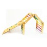 Woodwork for Kids 9 in 1 wandelbares Kletterdreieck mit Rutsch- und Kletterbrett nach Pikler Art Трансформируемый треугольник для скалолазания 9 в 1 с горкой и доской для скалолазания в стиле Пиклер