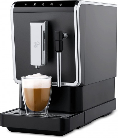Tchibo Tchibo Kaffeevollautomat Esperto Latte fur Caffe Crema, Espresso, Cappuccino und Milchschaum, Intense+ -Technologie: fur starkeren Kaffee per Taste  Полностью автоматическая кофемашина Tchibo Esperto Latte для приготовления крема, эспрессо, капучин