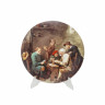 Seltmann Weiden Bavaria Декоративная тарелка "Игра в карты", 27см, Германия, 1960-70гг.