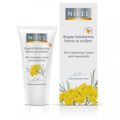 NIKEL Reichhaltige Feuchtigkeitscreme Immortelle 50ml  Насыщенный увлажняющий крем Бессмертник 50мл