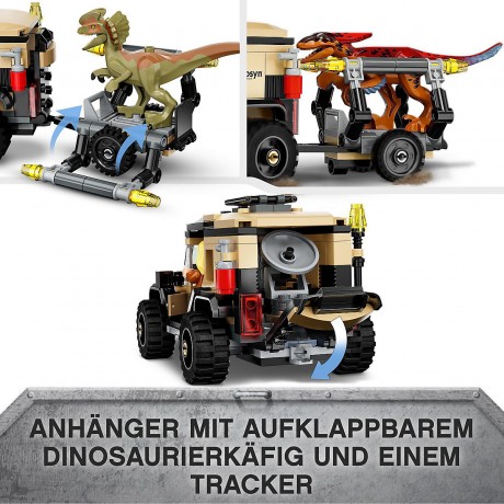 LEGO LEGO Jurassic World 76951 Pyroraptor  Dilophosaurus Transport LEGO Jurassic World 76951 Пирораптор Дилофозавр Транспорт