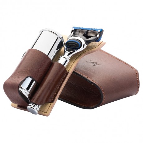 Muhle Silvertip Fibre mit Gillette Fusion  Silvertip Fiber с Gillette Fusion