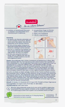 Profissimo Lebensmittelmottenfallen 2 St, Средство против пищевой моли 2 шт