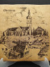 Панно винтажное "Оберхайм (1959)", керамика, 20 х 19.5 см, Италия, 1960-70гг.