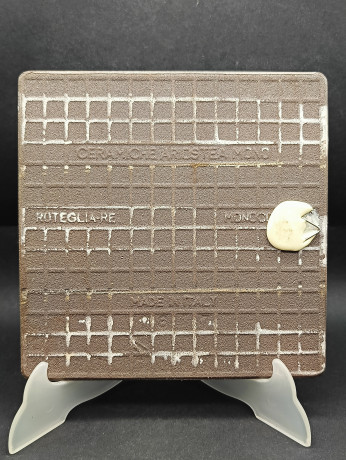 Панно винтажное "Оберхайм (1959)", керамика, 20 х 19.5 см, Италия, 1960-70гг.