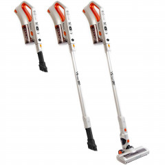 TurboTronic by Z-Line TurboTronic by Z-Line Akku-Hand-und Stielstaubsauger 22.2 V LI-ION Multi-Zyklon Akku Sauger, 180 W, beutellos, Stiel Staubsauger Bodenburste rot Беспроводной ручной и стержневой пылесос TurboTronic by Z-Line Многоциклонный LI-ION бес