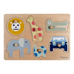 KINDSGUT Steckpuzzle Safari Пазл-сафари