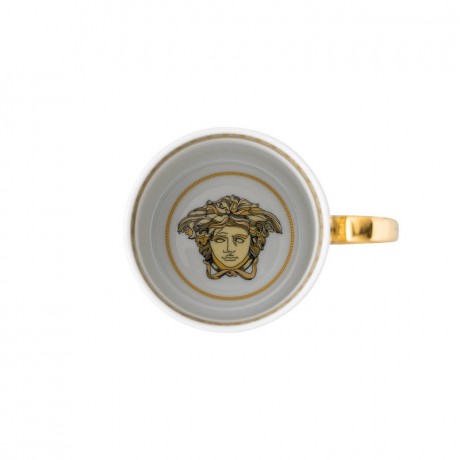 Rosenthal meets Versace Rosenthal Versace Virtus Gala White Becher mit Henkel 0,30 L Rosenthal Versace Virtus Gala Белая кружка с ручкой 0,30 л