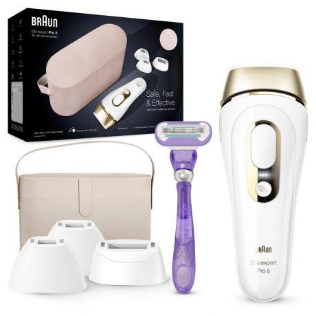 Braun IPL System quot;Silk-expert Pro  IPL PL5347quot; in Weiss und Gold  IPL-система &quot;Silk-expert Pro IPL PL5347&quot; в белом и золотом