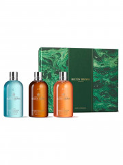 Molton Brown Specials WOODY & AROMATIC GIFT SET Duschgel Подарочный набор "Ароматы и дерево": гель для душа, 3 шт.