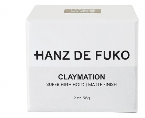 Hanz de Fuko Claymation Haarwachs для создания прически со сверхсильной фиксацией 56грамм