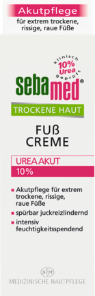 sebamed Для сухой кожи Крем для ног Urea Akut, 100 мл