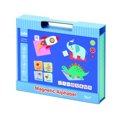Lelin Lernspielzeug Magnetisches Spielset zum Thema ABC und Englische Sprache Развивающие игрушки Магнитная азбука и английский язык