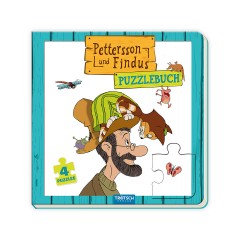 Trotsch Verlag Trotsch Pettersson und Findus Pappenbuch Puzzlebuch Книга-головоломка Троча Петтерссона и Финдуса Паппенбуха