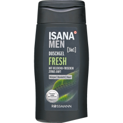 ISANA MEN 3in1 Duschgel Fresh Гель для душа Свежесть для мужчин с формулой влаги 300 г