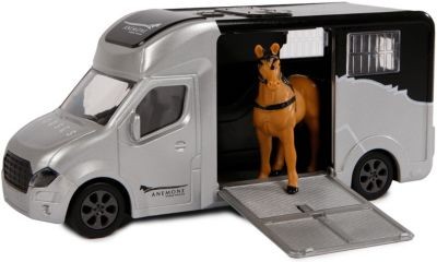 Van Manen Van Manen Kids Globe Traffic Pferdetransporter Anemone Die Cast in sil Лошадь Van Manen Kids Globe Traffic Anemone Die Cast in sil