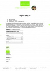 Krauterhaus Sanct Bernhardt Organic Frying Oil, 750 мл