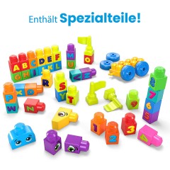Mattel MEGA BLOKS Bauset mit extra grossem Bausteinebeutel mit 300 grossen Bausteinen Строительный набор MEGA BLOKS с очень большой сумкой для строительных блоков с 300 большими строительными блоками