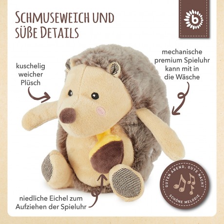 bieco Baby Spieluhr Plusch Einschlafhilfe Musikspieluhr Musik Spielzeug Brahms Lullaby Mobiles Детская музыкальная шкатулка