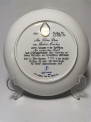 Furstenberg, Коллекционная Тарелка, ограниченный тираж, репродукция картины Герберта Изенберга "У Кёльнского Собора", 20см, Германия 1988г.