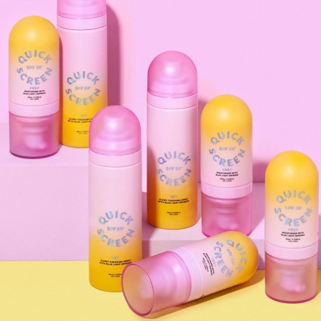 The Quick Flick Quick Screen SPF50+ Prep Primer Moisturiser and Blue Light Defence Quick Screen SPF50+ Prep Primer Увлажняющий крем и защита от синего света