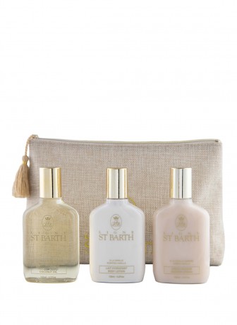Ligne St Barth KARIBISCHE ELIXIERE Pflege-Set, Набор Средств с натуральными маслами для ухода за лицом, телом и волосами, 3 х 125 мл