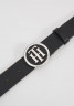 Tommy Hilfiger ROUND BUCKLE BELT Belt black РЕМЕНЬ С КРУГЛОЙ ПРЯЖКОЙ Ремень черный