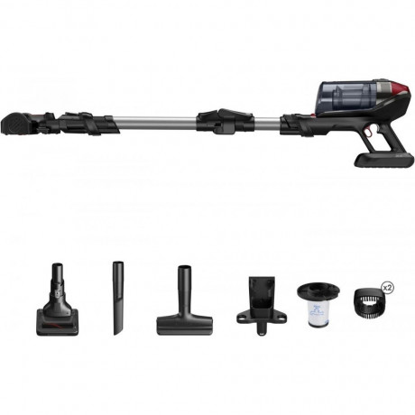 Rowenta Rowenta Akku-Stielstaubsauger RH98A7 X-Force Flex 12.60 Animal Akku-Stielstaubsauger grau/rot  Беспроводной пылесос Rowenta RH98A7 X-Force Flex 12.60 Беспроводной пылесос Animal серый/красный