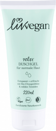LivVegan (Лив Веган) Duschgel Relax Гель для душа расслабляющий, 220 мл