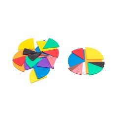 Wissner aktiv lernen Bruchrechenteile rund (22 Teile) Дроби круглые (22 части)