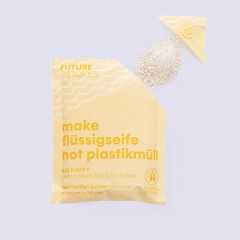 FUTURE STORIES Vorteilskit 3er Set Flussigseifen Pulver Hafermilch &amp; No-Honey inkl. Pumpspender  Набор Advantage Kit из 3 жидких мыльных порошков с овсяным молоком и без меда, включая помпу-дозатор