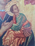 Картина винтажная "Богородица", дерево, ручная роспись, 21 x 27,5 см, Германия, 1960-70гг.