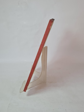 Картина винтажная "Богородица", дерево, ручная роспись, 21 x 27,5 см, Германия, 1960-70гг.