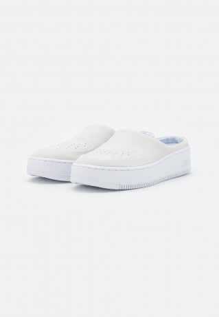 Nike Sportswear W AF1 LOVER XX Pantolette flach off white/light silver W AF1 LOVER XX Мюли на плоской подошве не совсем белый/светло-серебристый