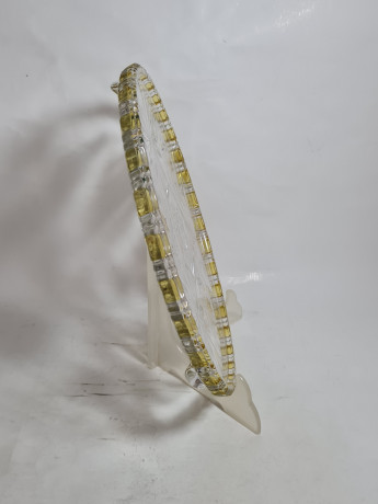 Блюдо винтажное Walther Glas, хрусталь, 29.5 см, Германия, 1960-70гг.