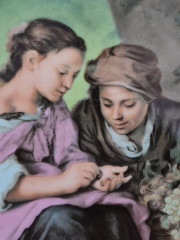 Heinrich Декоративная тарелка &quot;Продавщица цветов&quot;, 21,5 см, Германия, 1960-70гг.