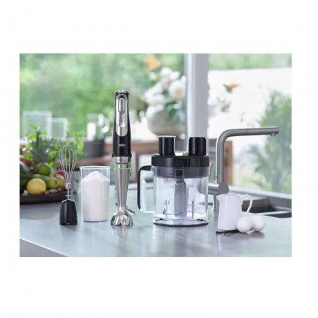 Braun Braun Stabmixer MQ9175XL MultiQuick Stabmixer-Set Schwarz/Edelstahl  Погружной блендер Braun MQ9175XL Набор ручных блендеров MultiQuick черный/нержавеющая сталь