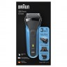 Braun Trimmer furs Gesicht quot;Series 3 310BTquot; in Schwarz und Blau  Триммер для лица &quot;Серия 3 310ВТ&quot; в черном и синем